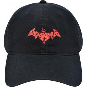 Whimsical Halloween Vampire Bat Embroidered Baseball Cap Cotton Embroidered Logo Cap Curved Visor