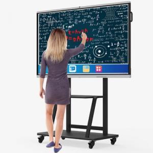 China 75 Inch Smart Electronic Whiteboard Non Reflective Digital Board For Teaching Intelligent supplier