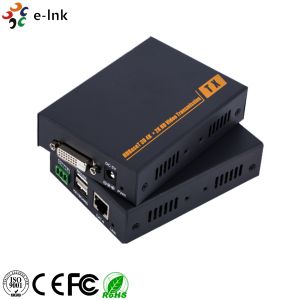 China HD-BaseT DVI KVM Extender Over 100m Single Cat6/7 Cable wholesale