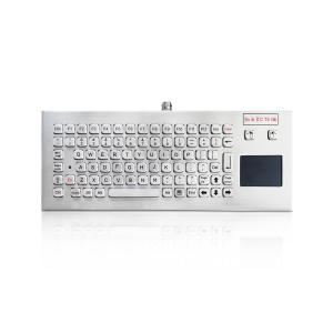 IP68 USB Metal Industrial Keyboard with Ruggedized Touchpad for Coal Mine