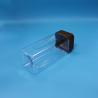 China Cheap Empty PET Transparent Wide Mouth Rectangle Plastic Candy Nuts Jar Screw Cap wholesale