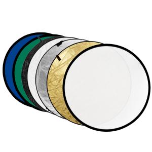 China Portable 7in1 Multi Collapsible Disc Photo Reflector RFT-010 gold,silver,black,white,translucent,green,blue supplier