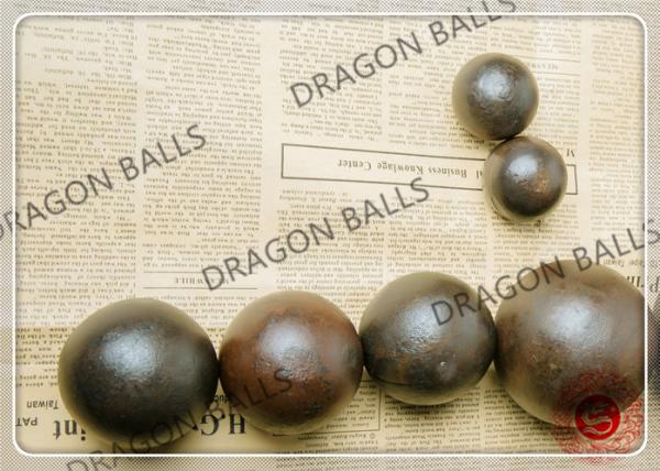 Air Hammer Forged Steel Grinding Balls 20mm 25mm 40mm Customized Diameter