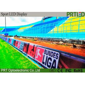 China Stadium Perimeter Electronic Football Scoreboard LED Screen P10 With Long Lifespan supplier