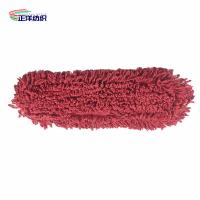 China 16x60cm Medium Size Red Thread High Performance Industrial Cotton Dust Mop Head on sale