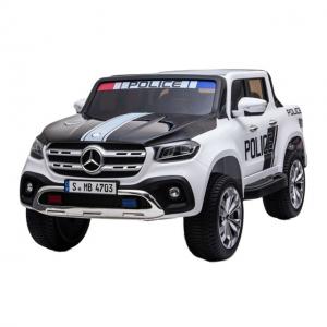 China Licensed Police Car 12V Kids Charging Car with 2.4G Remote Control Real Car Two Seats supplier