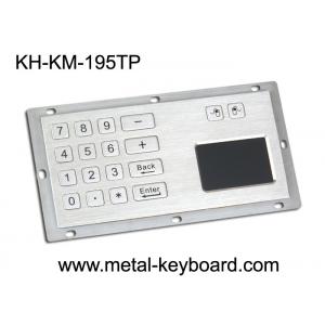 China Metallic Numeric Industrial Keyboard with Touchpad 16 Keys Dust Proof wholesale