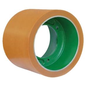 China Customized 6 inch Silicone Coated Nip Rice Mill Huller Rubber Roller for Home supplier