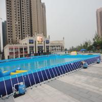 Large PVC Swimming Water Pool Portable Stainless Steel Metal Frame