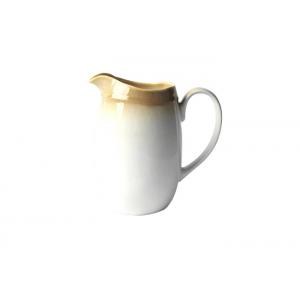 Yellow Dinner Serveware Set Reactive Colored Stoneware Pitcher 1300ml