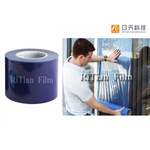 Blue Color Window Glass Protection Film 200 Meter Length Thickness Customized