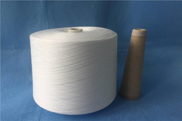 50/3 Polyester Semi Dull Recycled Polyester Yarn For Sewing Thread With Paper