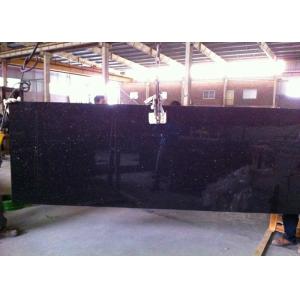 China Black Galaxy Granite Island Top / Granite Kitchen Tops With Sparkles 2 CM Thick supplier