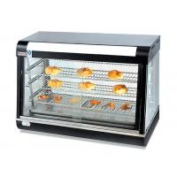 China Electric Heating Food Warmer Showcase Counter-top Curved Glass Bread Hot Display Cabinet on sale