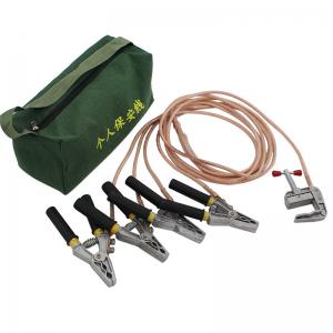 Earthing Equipment Portable Plug Earth Wire / Personal Safety Grounding Wire