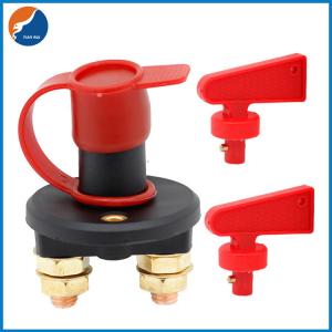 China 12V Rotary Switch Two Hole Battery Isolator Switch Key Automotive Power Cut Off supplier