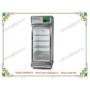 China OP-1010 Temperature Well Control Drugstore Display Freezer , Glass Door Freezer supplier