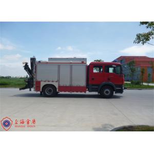 213kw Six Seats Emergency Rescue Vehicle Equipped Rescue Crane on Rear