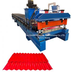 Buildings Metal Roof Corrugated Sheet Roll Forming Machine ISO9001 CE