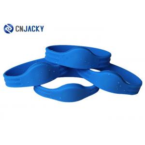 China Custom RFID Silicone Wristband Waterproof supplier
