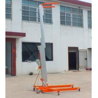 China Blue Color Manual Pallet Stacker , Manual Forklift Stacker Telescoping Lift High Strength on sale