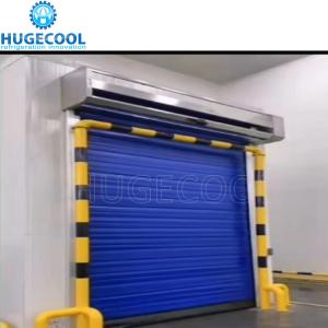 Aluminium Automatic High Speed Rapid Roll Up Door Car Wash Pvc High Speed Door