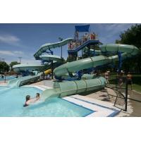 China Aqua Water Play Kids Tube Slide Set Fiberglass Park Toys Equipment For Pool on sale