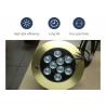 China Brass Pool Fountain Accessories 9W Led Underwater Lights wholesale