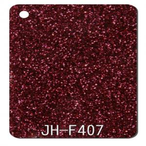 China 3-15mm Thick Glitter Acrylic Sheets 40x24 Inch Red Brown Plexiglass Plastic Custom wholesale