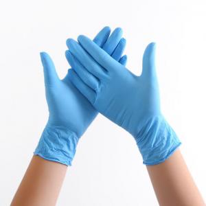 China Powder Free Disposable Medical Gloves , 100% Natural Rubber Disposable Latex Gloves supplier