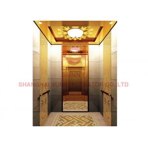 Gearless Motor SUS304 Luxury  Interior Home Elevator With CE Certifications