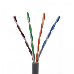 China Copper Wire Stranded Solid Cat5e Cat6 Utp Network Lan Cable For Ethernet supplier