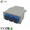 China 24 Ports Fiber Optic Patch Panel Industrial DIN - Rail With SC/PC SM Duplex Adapters wholesale