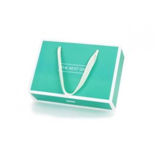 Lightweight CMYK Paper Box With Handle Custom Design Packaging Boxes