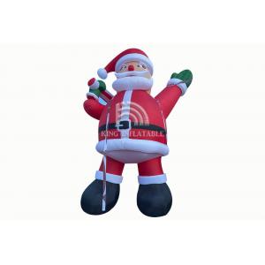 China Giant Inflatable Santa Claus Suitable Christmas Inflatable Cartoon Decorations supplier
