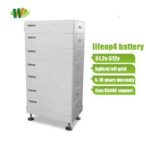 Customized 307.2v 15.36KW Long Lifecycle Stackable Household Solar Battery System