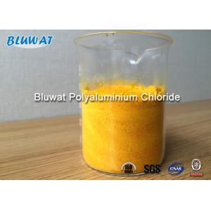 China Хлорид желтого PAC коагулянта Китая поли алюминиевый для обработки сточных вод 30%min ткани wholesale