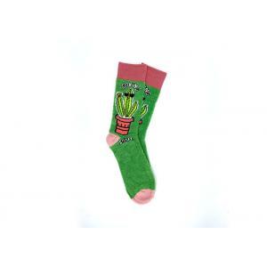 China Winter Womens Fancy Socks Cactus Soft Ladies Fancy Ankle Socks supplier