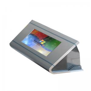 China Rugged Steel Enclosure Desktop Kiosk Vandal Proof IR Touchscreen 15 - 19 supplier