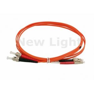 China Câble 9/125 optique orange de fibre de duplex de mode unitaire de LC FC avec le connecteur de polonais d'UPC wholesale