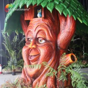 Amusement Park Customized Animatronic Talking Tree 3m Height