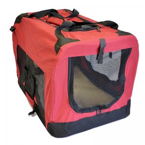 Red 28in Foldable Pet Carrier 20in Cat Travel Bag Airline