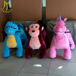 Hansel battery operated plush animals adult can ride joy electric scooter battery ride