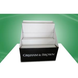 China Black Wall Paper POS dump bin display Under Graham And Brown Brand supplier