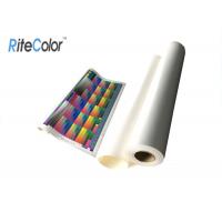 China Bright White Glossy Latex Media Digital Printing Polyester Canvas Fabric Roll on sale