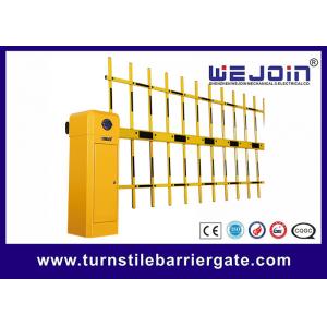Iron Housing Road Traffic Barriers With Sign Warning Light Orange Color