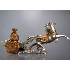 China Classic Resin Decoration Crafts Chinese Characteristic Horse And Treasure Style supplier