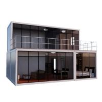 China 20ft Prefab Shipping Container Office Readymade Cabin House Earthquake Proof on sale