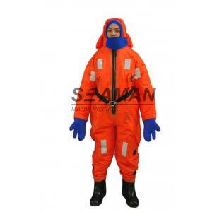 China Polyester Flotation Suit Marine Insulated Immersion Suit For Survival At Sea supplier