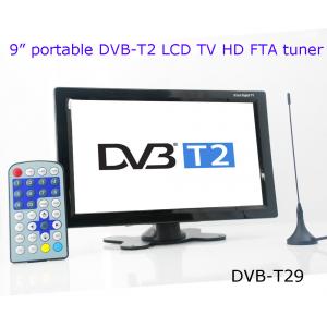China DVB-T29 9 inch portable DVB-T2 LCD TV monitor 2014 HD FTA digital TV receiver decoder supplier